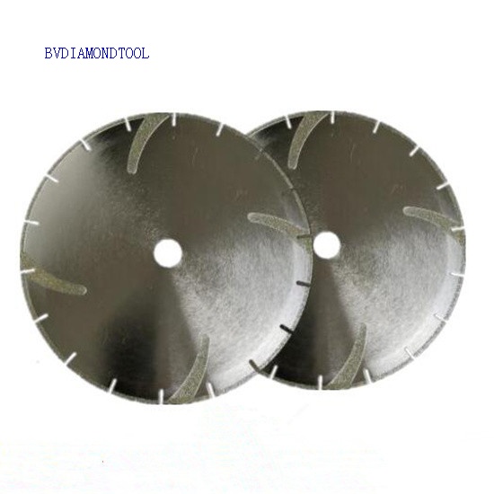 Electroplated Diamond Cutting Blade Double Side Reinforcing Rib