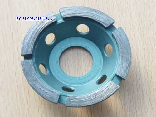 Diamond Cup Wheel With Single Row For Stone And Concrete