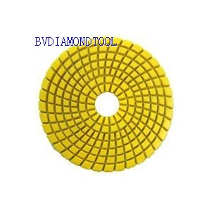 Diamond resin polishing pad for grinder