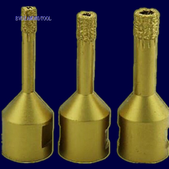 Vacuum Brazed Core Bits For High Speed Angle Grinder