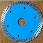 Wide Narrow Teeth Turbo Blades For Granite and Concrete