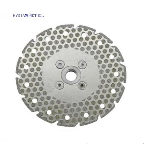 Electroplated Diamond Blade Single Side Lattice Site Coated and Cooling Hole