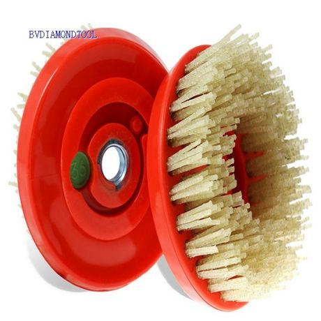 Diamond Abrasive Brush With Snail Lock