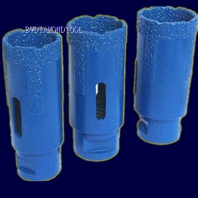 Vacuum Brazed Diamond Core Drill Bits with Side Protection