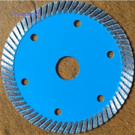 Wide Narrow Teeth Turbo Blades For Granite and Concrete